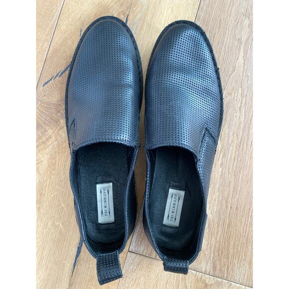 Men’s URI MINKOFF Union Leather Slip On Sneaker Loafer 10 - Picture 2 of 11